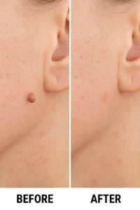 Skin tags removal Matlock before and after