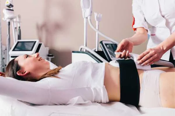 woman having body sculpting to help improve her body image and her mental health Matlock