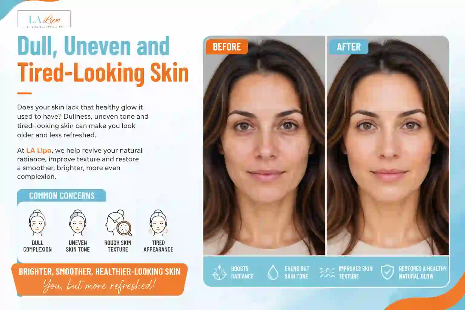 Sign #5: Dull, Uneven and Tired-Looking Skin Matlock