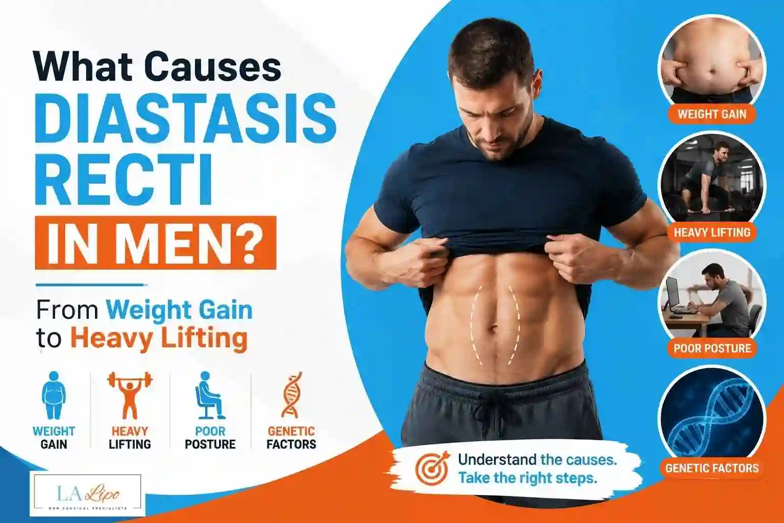 What Causes Diastasis Recti in Men? From Weight Gain to Heavy Lifting Matlock
